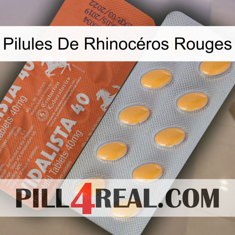 Pilules De Rhinocéros Rouges 43
